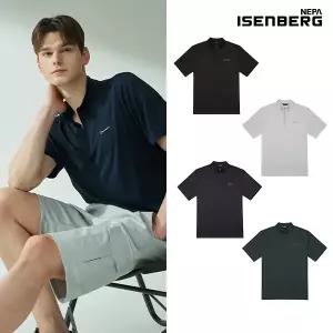 [네파이젠벅] 하프집업 반팔티셔츠 남성 4컬러 택1