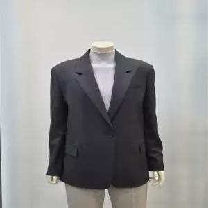 쉬즈미스 베이직 원버튼 오버핏 결혼식 하객룩 오피스 자켓 P332020