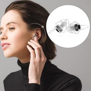 HUAK 고음질 재사용 가능한 뮤지션 이어플러그 콘서트, 축제, 드러머용 소음 차단, 음악 감상에 이상적