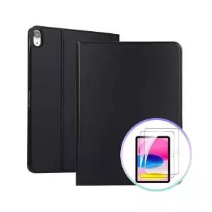아이패드 686KWU24 에어 3세대 슬림 북 케이스+강화유리 2매 세트