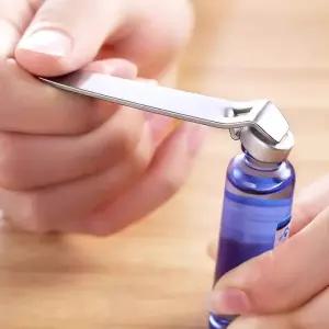 앰플 바이알 오프너 스틸 따개 병뚜껑 제거 휴대용 다용도