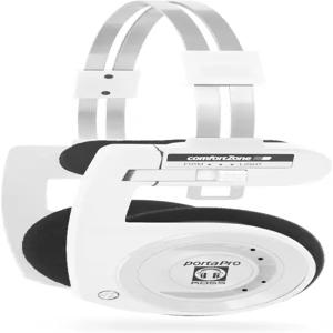 코스 포르타 프로 무선 20 블루투스 화이트 이상 충전 USBC 헤드폰 마이크 온이어 패스스루 배터리 20시간