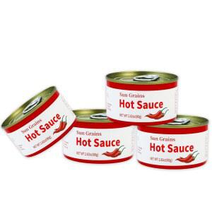 볶음면 만두 및 기타 요리를 강화하는 4캔 핫소스 칠리 페퍼 칠리 소스 2.82온스 /캔 핫소스
