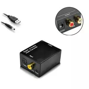 오디오 광 컨버터 옵티컬 디지털 to 아날로그 RCA변환