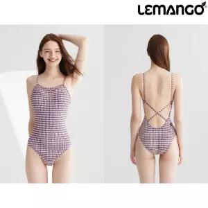 르망고 5668 드림 페탈스 페이크 타이백 여성 원피스 수영복