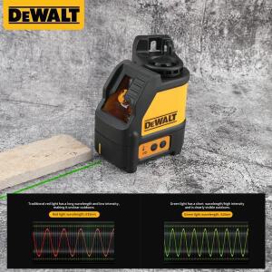 DEWALT DW088CG 셀프 레벨링 크로스 라인 레이저 그린 빔 수평 수직 정밀 측정 도구