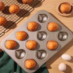 밤마들렌 틀 화과자 몰드 케이크 홈 쿠킹 밤틀 6구 머핀틀