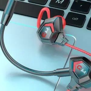 게임용 이어폰 탈착식 3.5mm 고음질 게이밍 유선 이어폰 고성능 마이크 헤드셋 선명