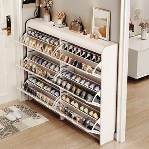 슬림 문간 현관장 캐비닛은 다층 현관 심플 신발장 통나무 신발정리대 초슬림