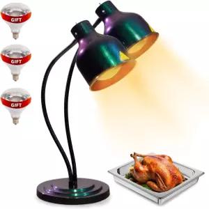 음식 열 램프 [신속 난방 전구 포함] [정속 난방] 상업용 워머 뷔페 파티를 위한 케이터링 워밍 램프용