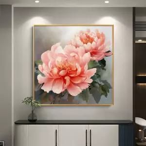 모란꽃 액자 인테리어 선물 현관 거실 집들이선물 벽장식 그림