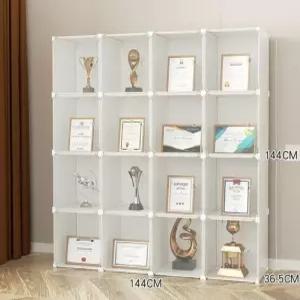 상장 진열장 진열대 흰색 3층 수석 장식장 3열 상패진열장 트로피