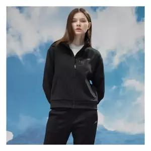 여성 캐주얼 스트레치 웜 트랙셋업 2종블랙 1871008