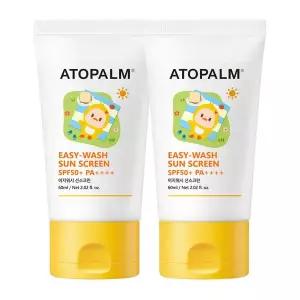 [보리보리/아토팜]아토팜 이지워시 선스크린 60ml X 2개 (+선크림10ml 2개)
