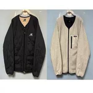 뉴발란스 양면점퍼 뽀글이 퀼팅 추동복 L 100