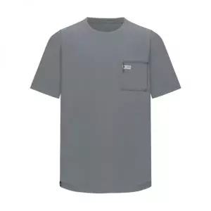 네파 남성 스트레치 우븐 반소매 티셔츠 - 모스그레이