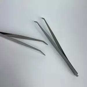 정밀 핀셋 다꾸 족집게 곡선형 10cm 초 작업공구 공예용 프라모델용 전문가용 미용