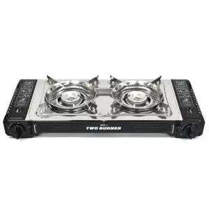 식당 업소 바자회 2구 트윈버너 떡볶이용 대형버너 (떡볶이판 미포함) 캠핑가스레인지