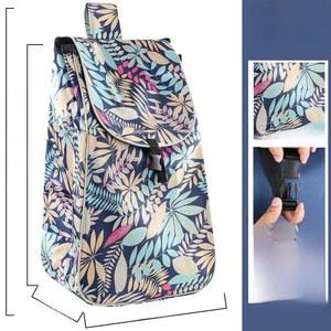 핸드카 옥스포드 쇼핑 카트 가방 휴대용 식료품 쇼핑카 손세탁 가능 접이식 알루미늄 합금 바디 싱글 핸드