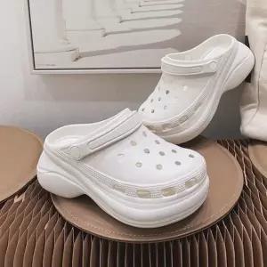 리퍼상품 통굽 경량 키높이 슬리퍼 여름 샌들