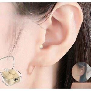 미니 귀살색 4mm 인이어 이어폰 암기 Bluetooth 러닝 초미니 쌀알 슬립빈