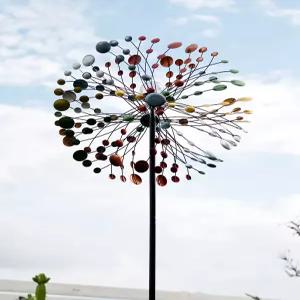 화단 정원용 바람개비 꾸미기 야외 철제 조경용 풍차 마당 대형