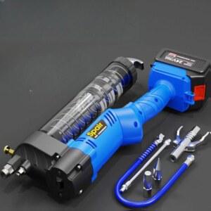 전동 그리스주입기 배터리 유압 그리스건 충전기 충전식 고압