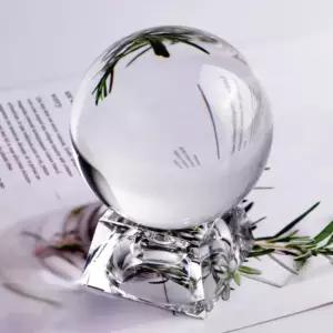 투명 유리 오브제 크리스탈 인테리어 장식품 유리구슬 피규어장식 구슬치기게임 미니장식품 촬영소품