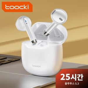 Toocki V08 Bluetooth 5.3 이어폰 무선 헤드폰 HiFi 스테레오 버드 안드로이드 용 마이크가있는 방수 스포