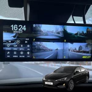 더뉴아반떼AD 4채널블랙박스 호환 360에어 문콕