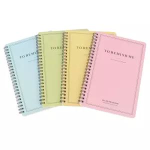 스프링 (색상랜덤) 학생 A5 노트 줄공책 X5개 유선