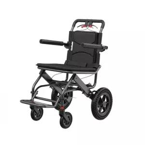 접이식휠체어 기내용 소형 보조의자 휠체어 의자 여행용 휴대용 실내 경량 접이식 프레임