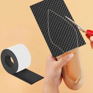 1롤  미끄럼 방지 내마모성 신발 밑창 스티커  더 조용 소음 제거 기능이  청키 힐 보호 마모