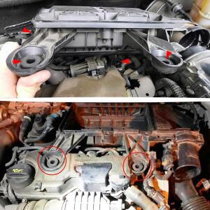 4X PEUGEOT 208 308 508  파트너 Rifter 에어 필터 박스 하우징 장착 고무 그로멧 그로메트 버퍼 162315938