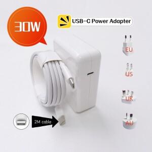 30W PD USB-C 전원 MagSaf  3 어댑터 노트북 고속 충전기 Apple Macbook 12 Air 13 M1 M2 A1882 A1534 A233