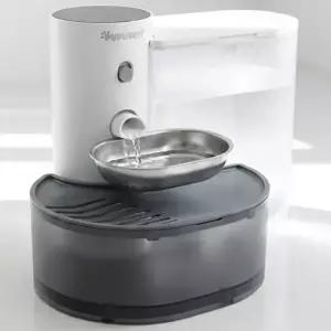 푸푸펫츠 강아지 고양이 무선 무필터 무소음 3시간마다 깨끗한 물 자동 급수기