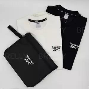 리복 에센셜 2PACK 반팔 티셔츠 파우치포함 26SS (화이트/블랙) RESR6ER09BK