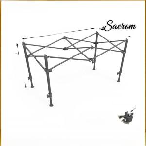 휴대용 야외 캠핑 확장형 접이식 테이블 다리 받침대 캐리지 액세서리 완전 세트 에그 롤 가구