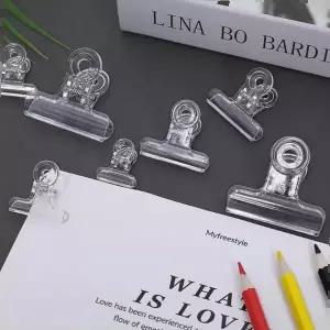 종이집게 대형 서류집게 투명