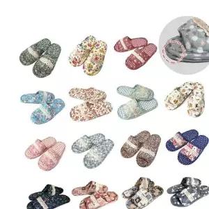 NEW 2중패드 퀼트쿠션화 면슬리퍼 덧신실내화 거실화