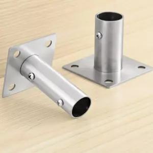 앙카플레이트 기둥 고정 원형 베이스판 파이프 앙카판 교체 25mm 플랜지 베이스 60mm