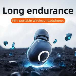 SK47 무선 블루투스 6.0 이어폰 마이크 내장 스포츠 방수 TWS 이어버드 핸즈프리 싱글 헤드셋