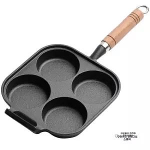 + 무쇠 깊은 팬 에그팬 오믈렛 무코팅 무접착 5구 4구 계란 버거 3구 후라이