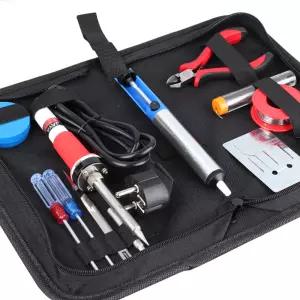 키모스리빙 (KIMOS)전기인두기 10종세트 가방풀세트 납땜 납땜기 세트