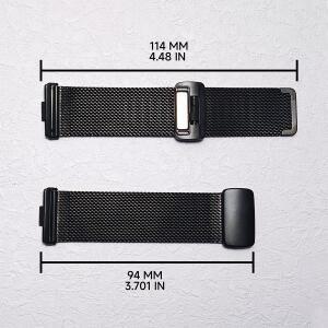 레드미 워치 5 4 밴드용 밀라니즈 스트랩 메탈 메쉬 22mm 샤오미 미밴드 워치 8프로 9프로용 팔찌 자석 버