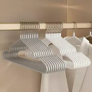 [10+10] 공간절약 슬림핏 미끄럼방지 철제옷걸이 (총 20P)