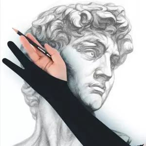 태블릿 장갑 드로잉용 펜태블릿 손가락 드로잉 장갑 오른손 보호 그림 캘리그라피 아티스트 장시간 손바닥