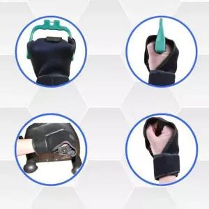손목 고정 보호대 부상 스트랩 장갑 손목 보호대 아대 재활용품 손운동 손재활 운동 실버 보조 기구 재활