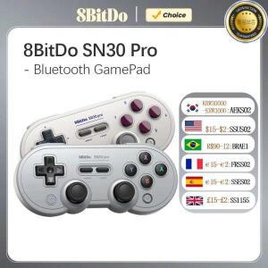 8Bitdo SN30 Pro 블루투스 게임패드 (닌텐도 스위치 2용) 무선 컨트롤러 조이스틱 (NS MacOS 안드로이드 St