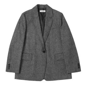 [롯데백화점]쉬즈미스 멜란지 싱글 자켓 SWWJKP32110